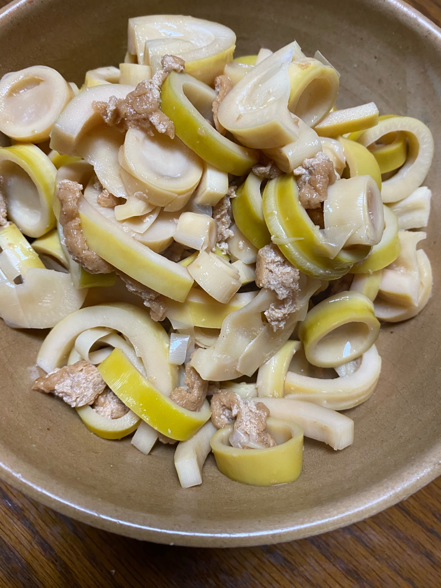 真竹とお揚げの煮物 レシピ 作り方 By You花凛 楽天レシピ