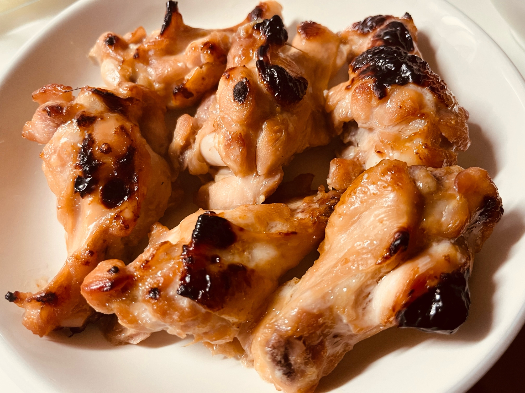 黒みつで作る·͜· ᕷ手羽元照り焼きチキン