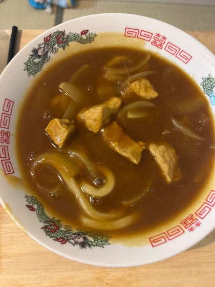 暑い夏に暑いカレーうどん！最高でした