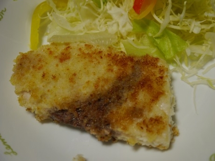 カジキマグロのパン粉ソテー　マヨネーズソース
