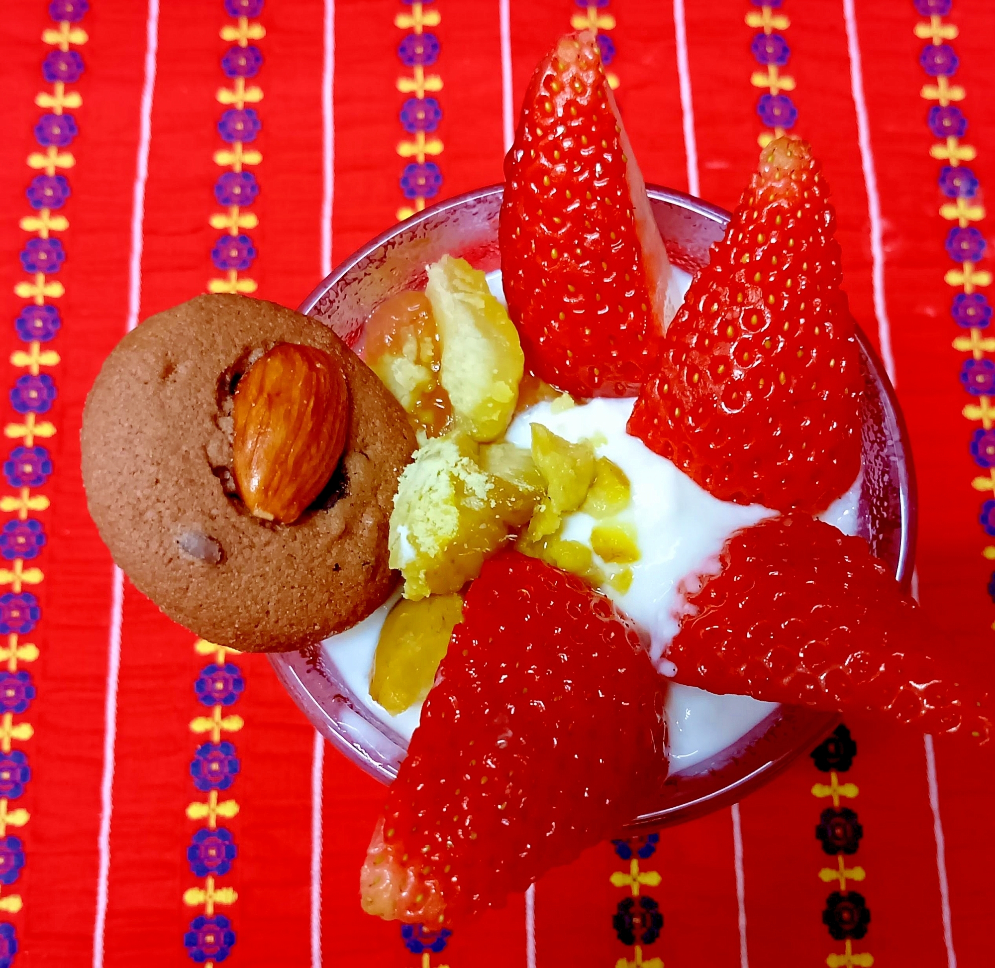 苺のヨーグルト