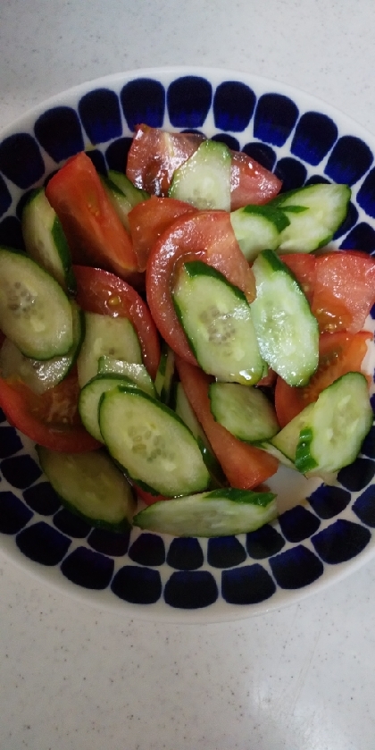 副菜に美味しくいただきました☆夏野菜の季節ですね～！ごちそうさまでした(*´∀人)