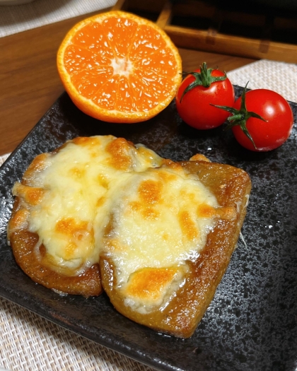 静岡ご当地食材☆黒はんぺんのチーズ焼き