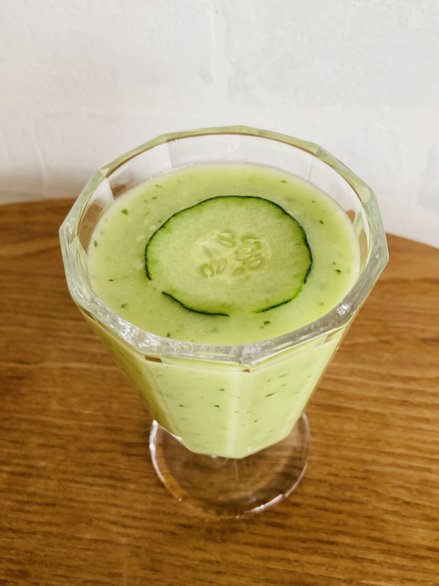 きゅうりとじゃがいもの冷製スープ