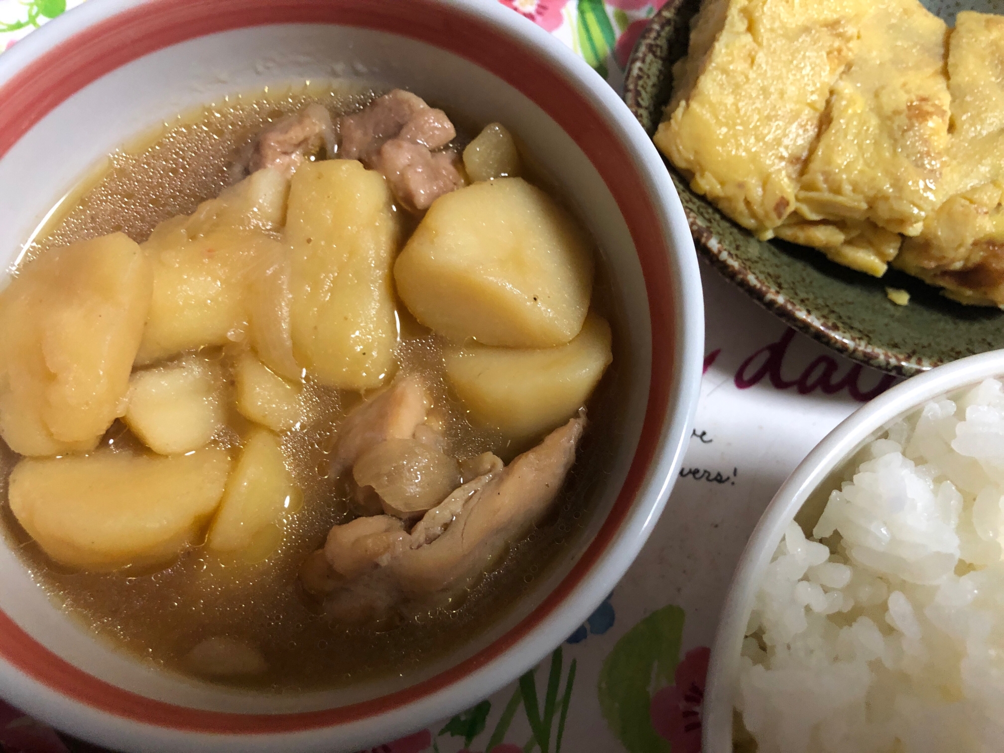 炊飯器でほったらかし調理♪鳥モモ肉の煮物