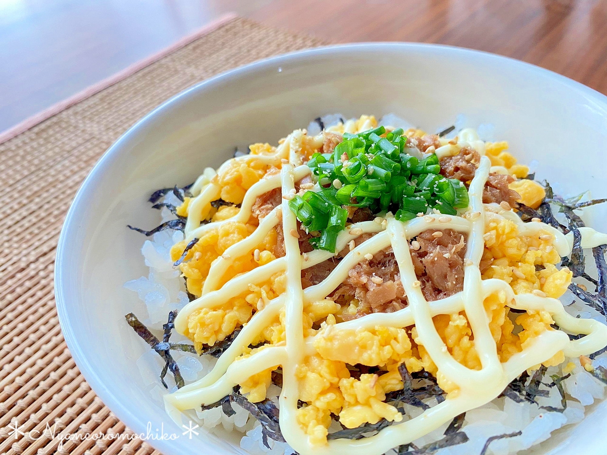 甘辛ウマウマ♡ツナ玉そぼろ丼