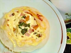 ハム＆カボチャの惣菜パン レシピ・作り方 by sutanya - 楽天レシピ