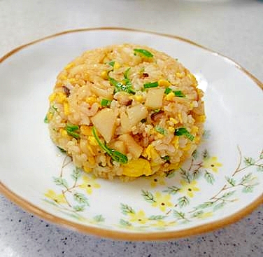 ホタテの和風チャーハン