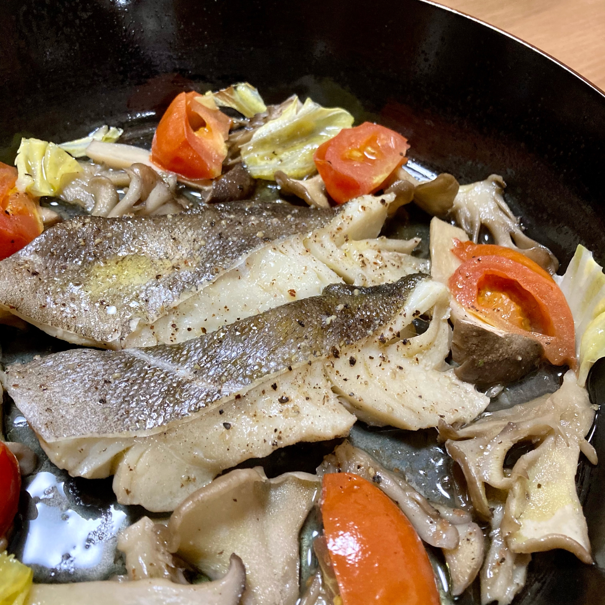 スキレットでさわらのオリーブオイル焼き レシピ 作り方 By Mam Cooker 楽天レシピ スキレットでさわらのオリーブオイル焼き レシピ 作り方 By Mam Cooker 楽天レシピ