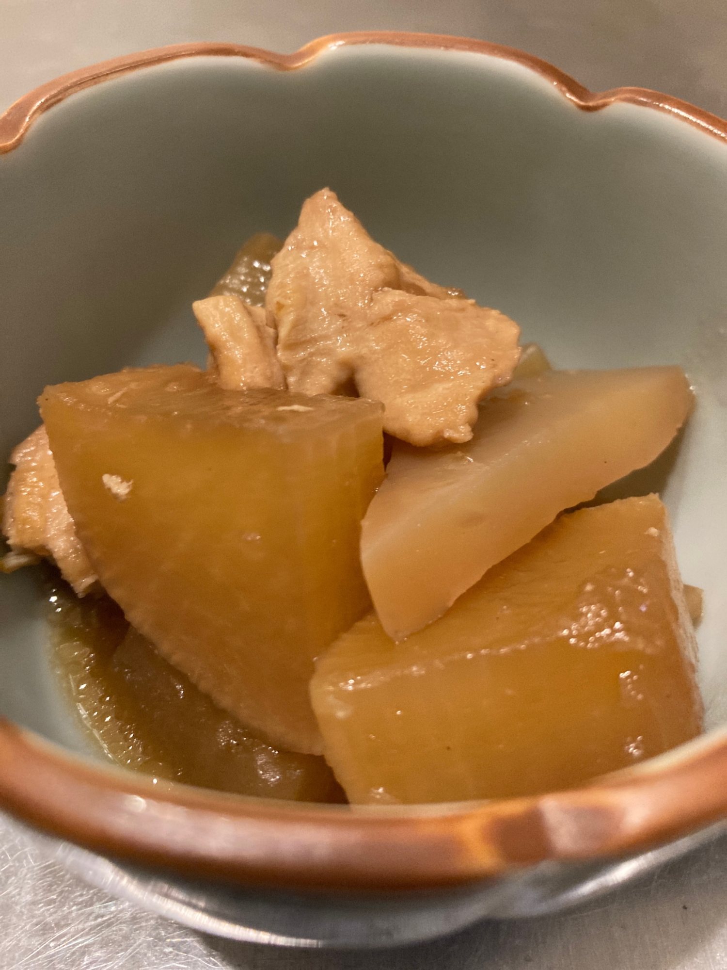 大根と鶏肉の煮物