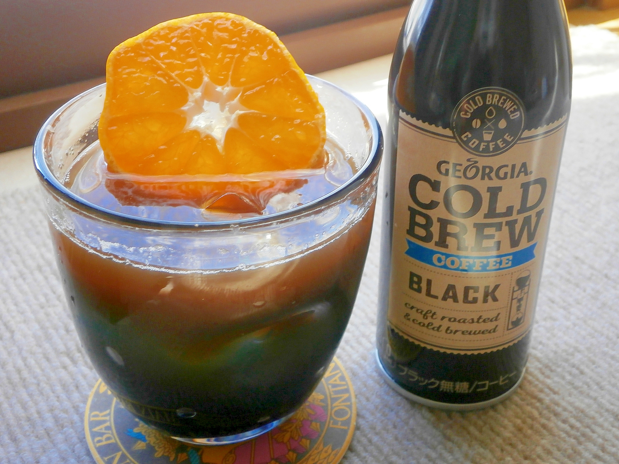 ジョージア コールドブリュー みかんカフェ レシピ 作り方 By なな1151 楽天レシピ