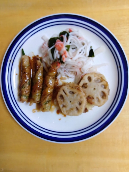 れんこんのはさみ揚げ