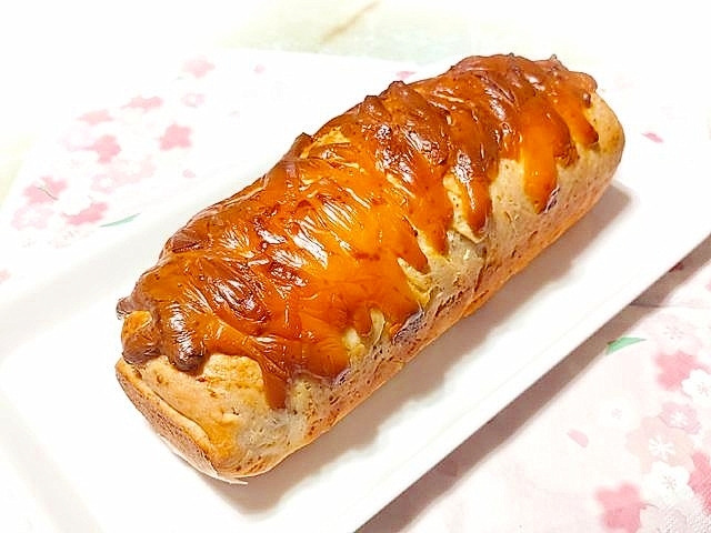 パウンドケーキ型で!チーズ&マスタードローフ♪