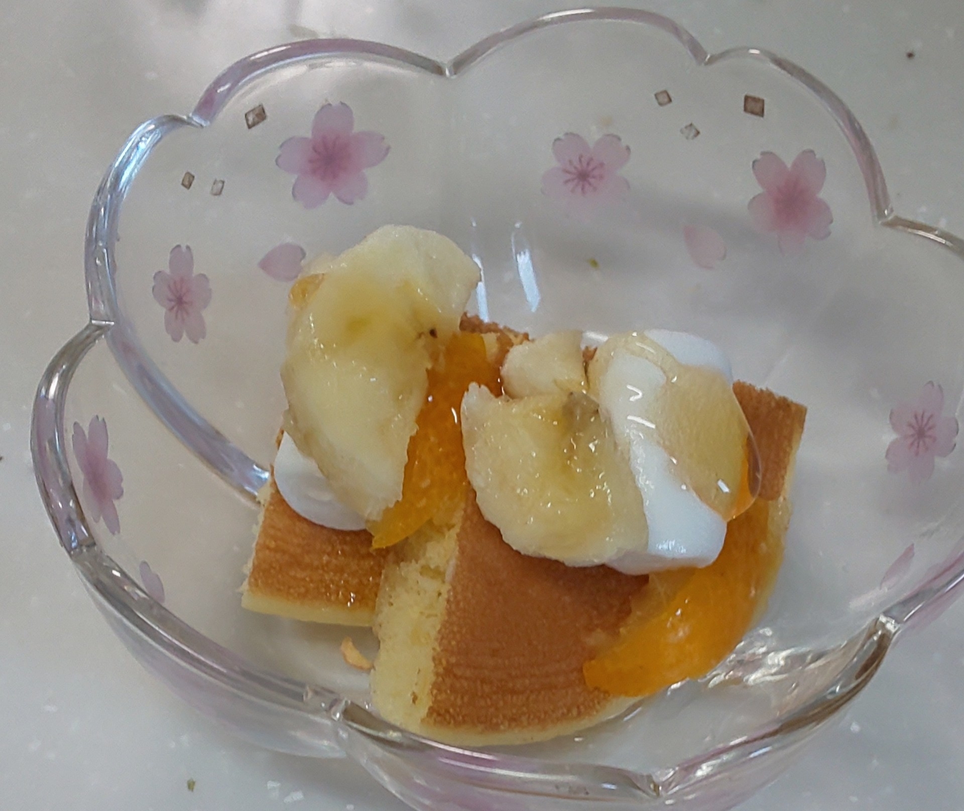 バナナ マシュマロ きんかん パンケーキ レシピ 作り方 By とらねこのぱせり 楽天レシピ