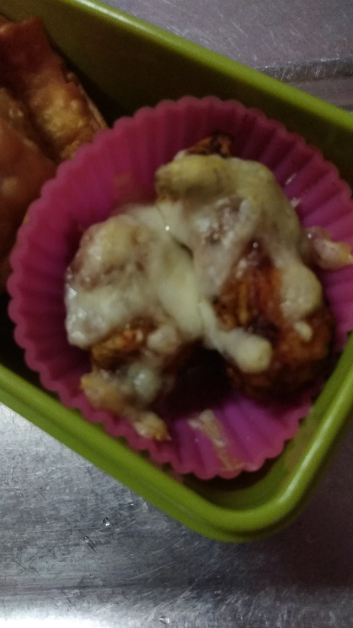 唐揚げアレンジ♪チーズ焼き