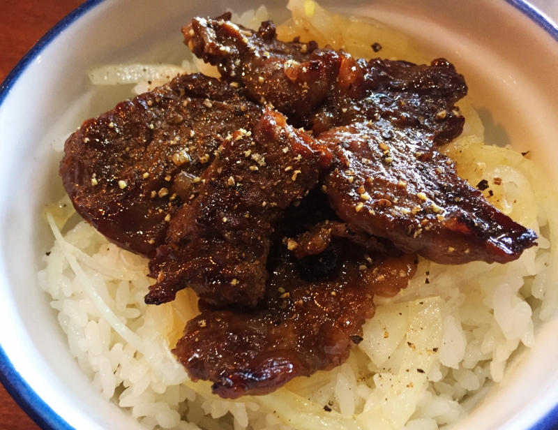 ガッツリ！オニオン牛サガリ丼