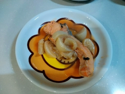 鮭と蕪のガリバタ醤油炒め＋＋