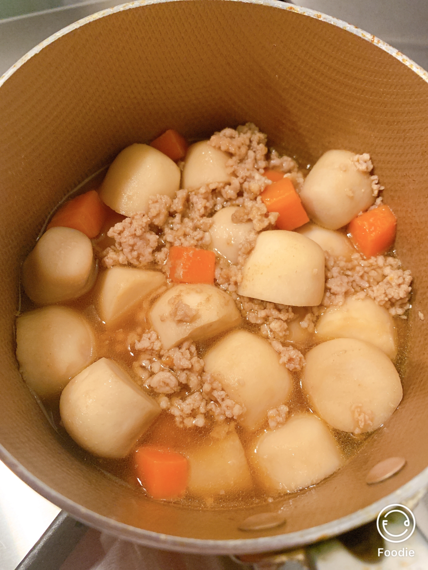 里芋と鶏そぼろの含め煮
