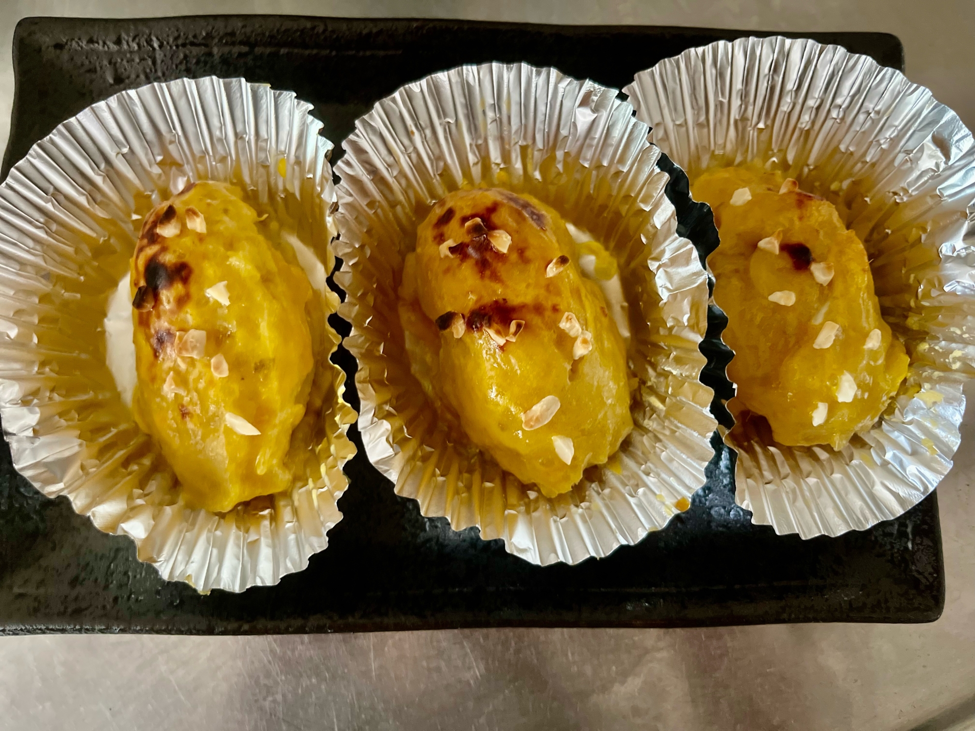 グリルで簡単スイートポテト