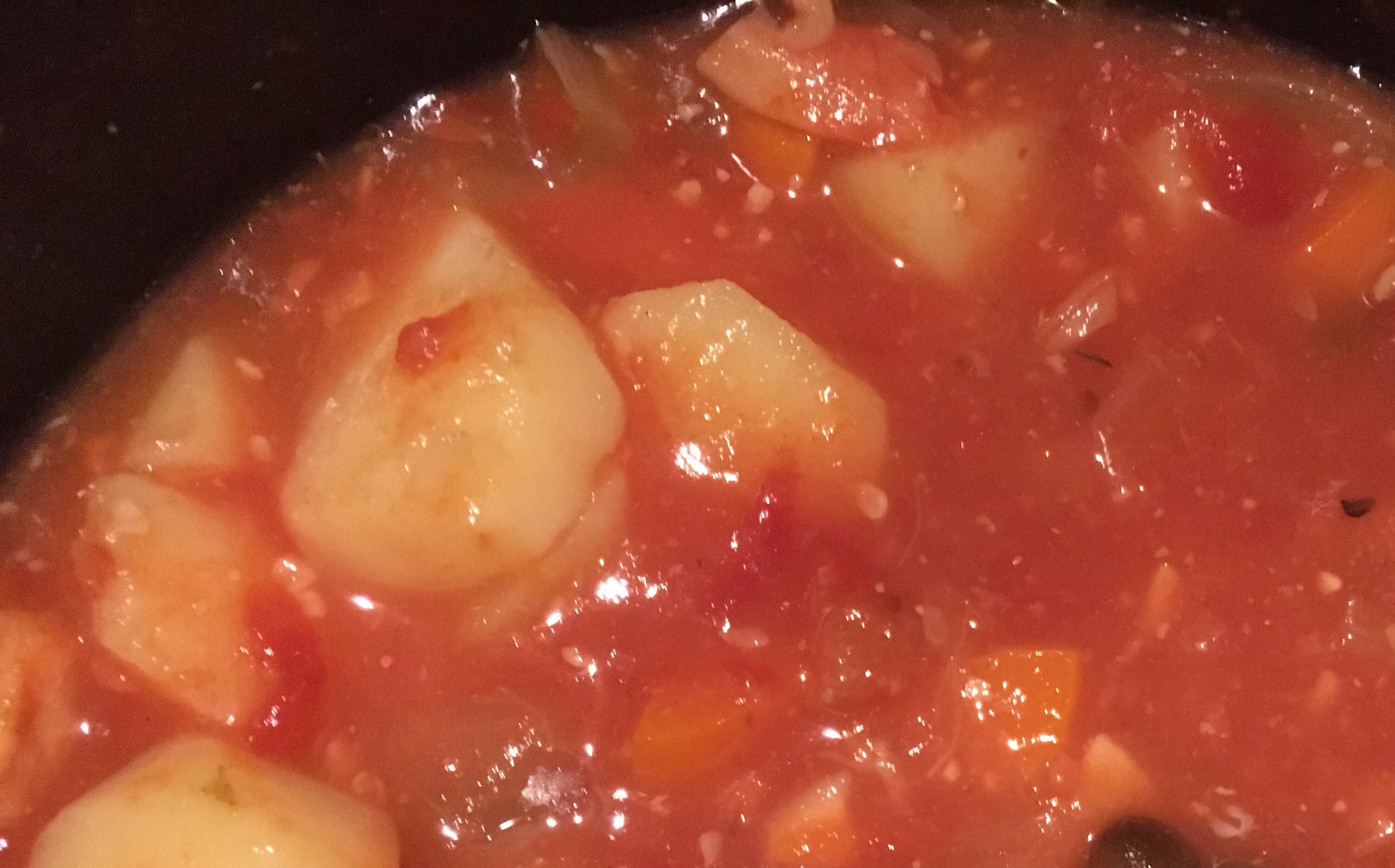 炊飯器で味噌トマトシチュー