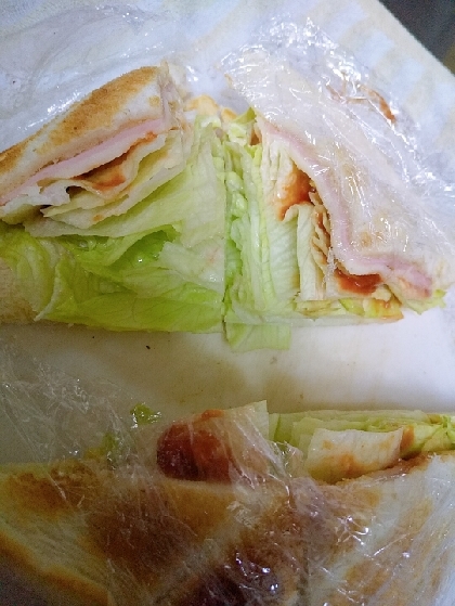 ハム野菜サンド