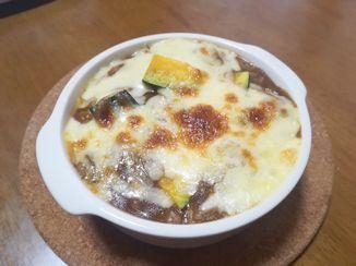 かぼちゃのカレーグラタン