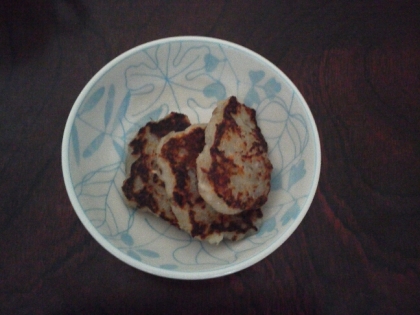 7ヶ月～手づかみ離乳食　白身魚の小判焼き　冷凍可♪