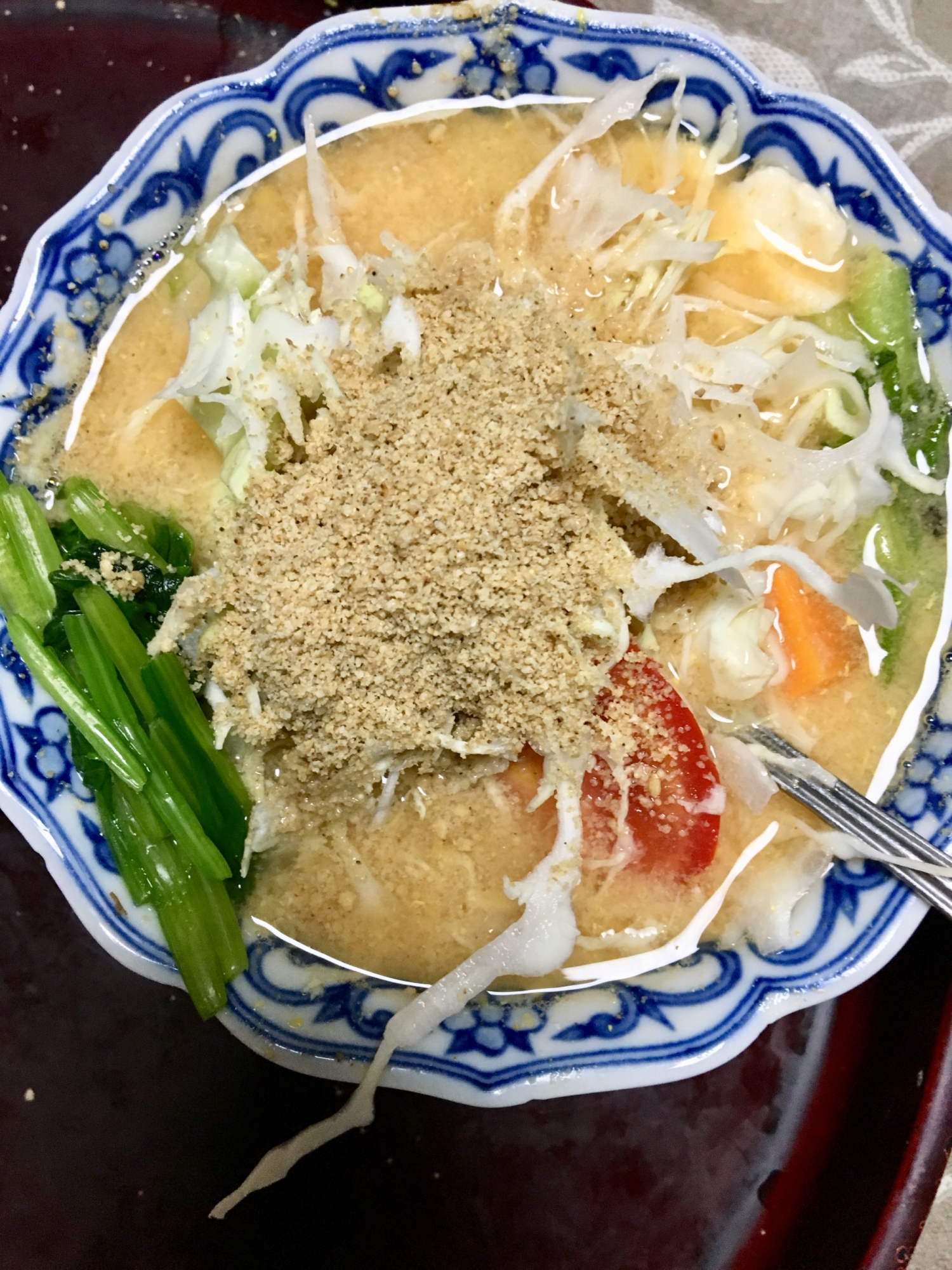 野菜 お味噌汁★ゴマたっぷり