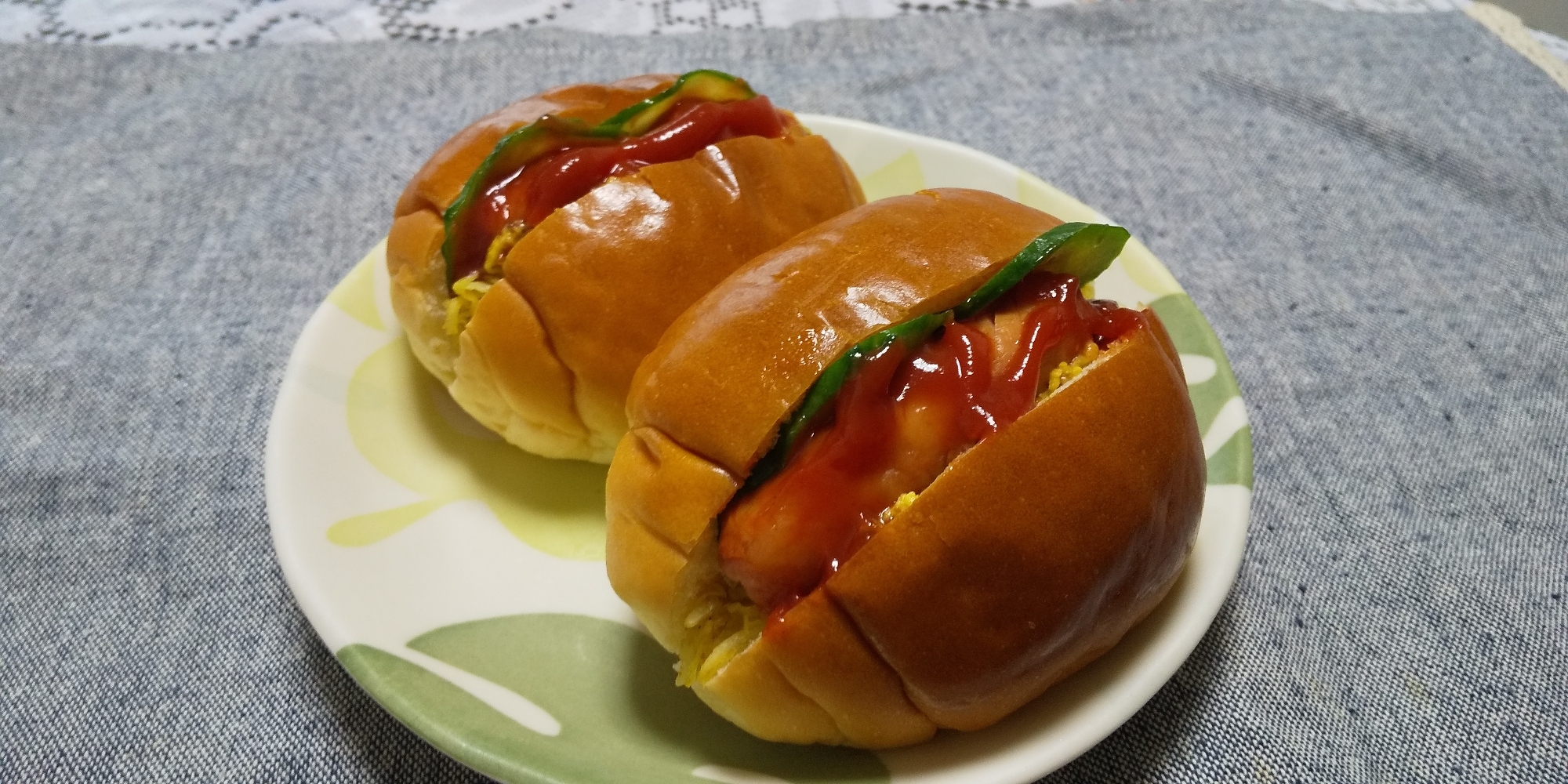 パンで朝食♪ウィンナーロールパン