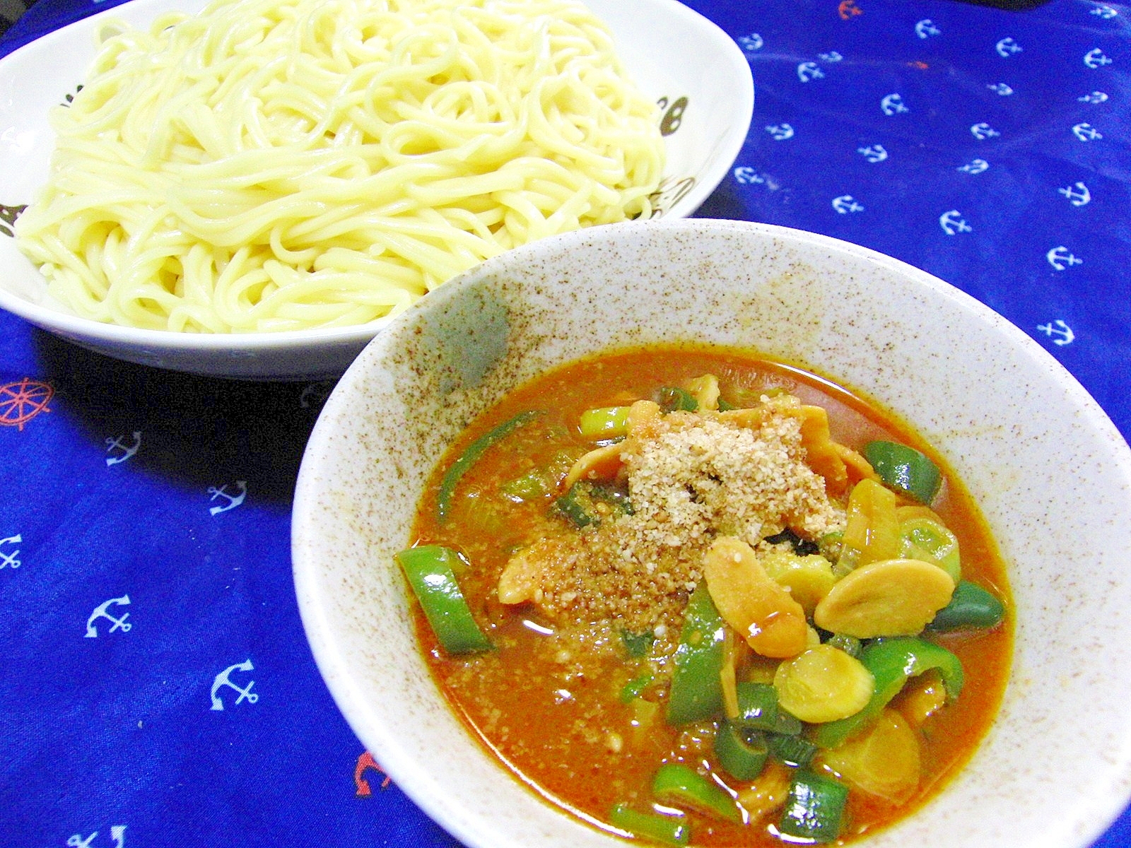 夜食にも最適！スタミナ満点！ざるラーメン