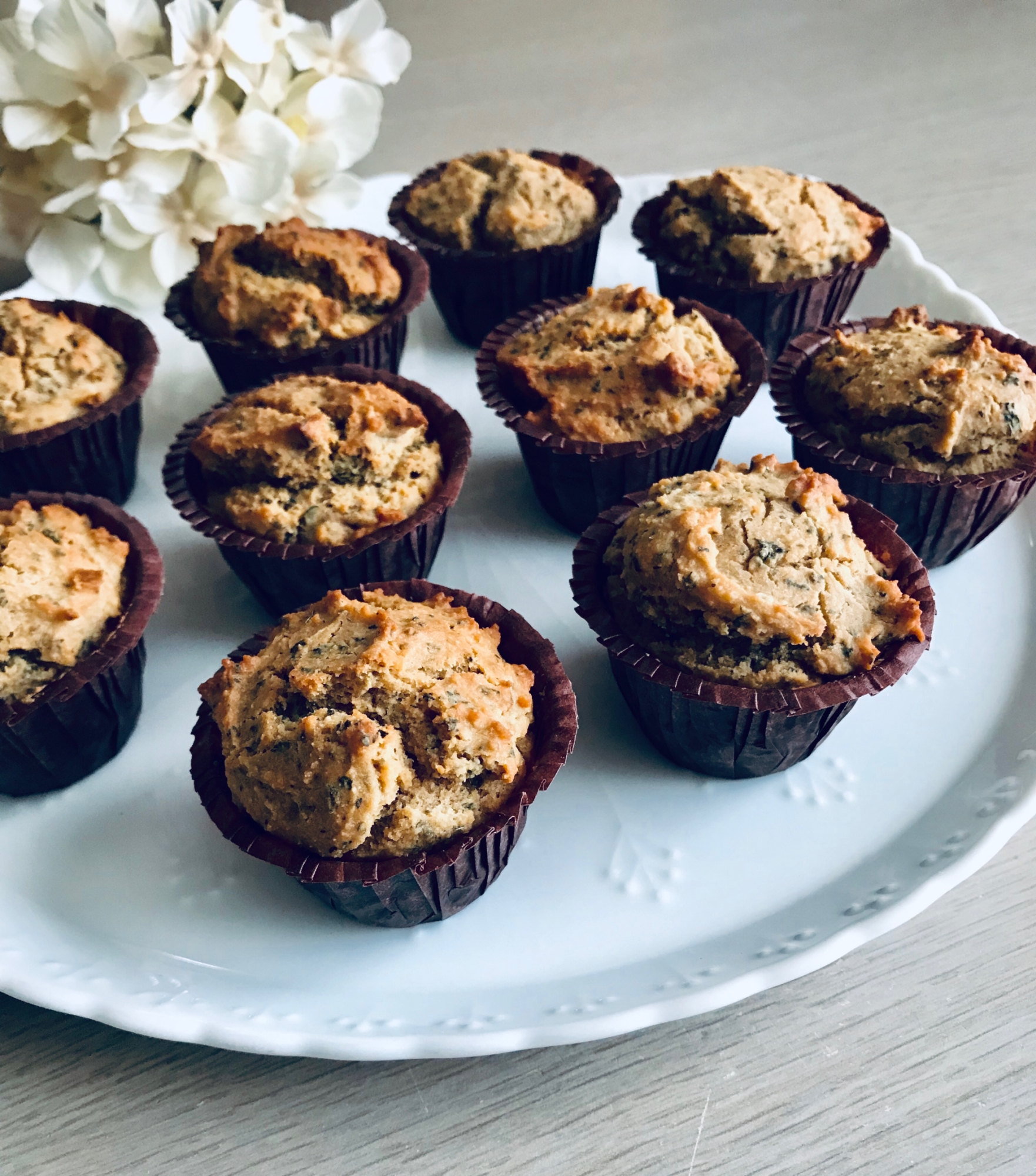 Peppermint mini muffin