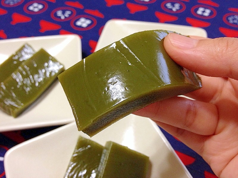 【山口】もっちり!ぷる〜ん☆抹茶ういろう