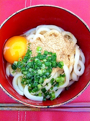 卵かけうどん