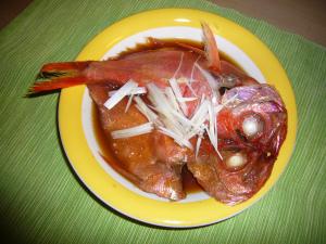 干物で簡単!!金目鯛の煮付け