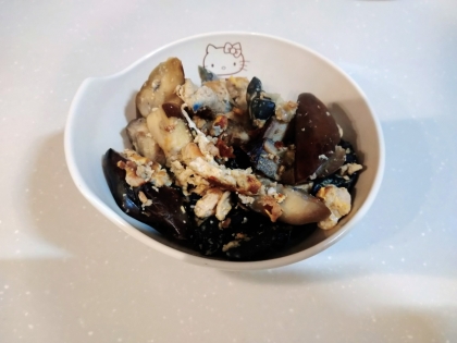 茄子とキクラゲの中華炒め
