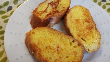 朝食にいただきました(^o^)
ふわふわでおいしいですね！
子供にも好評でした。