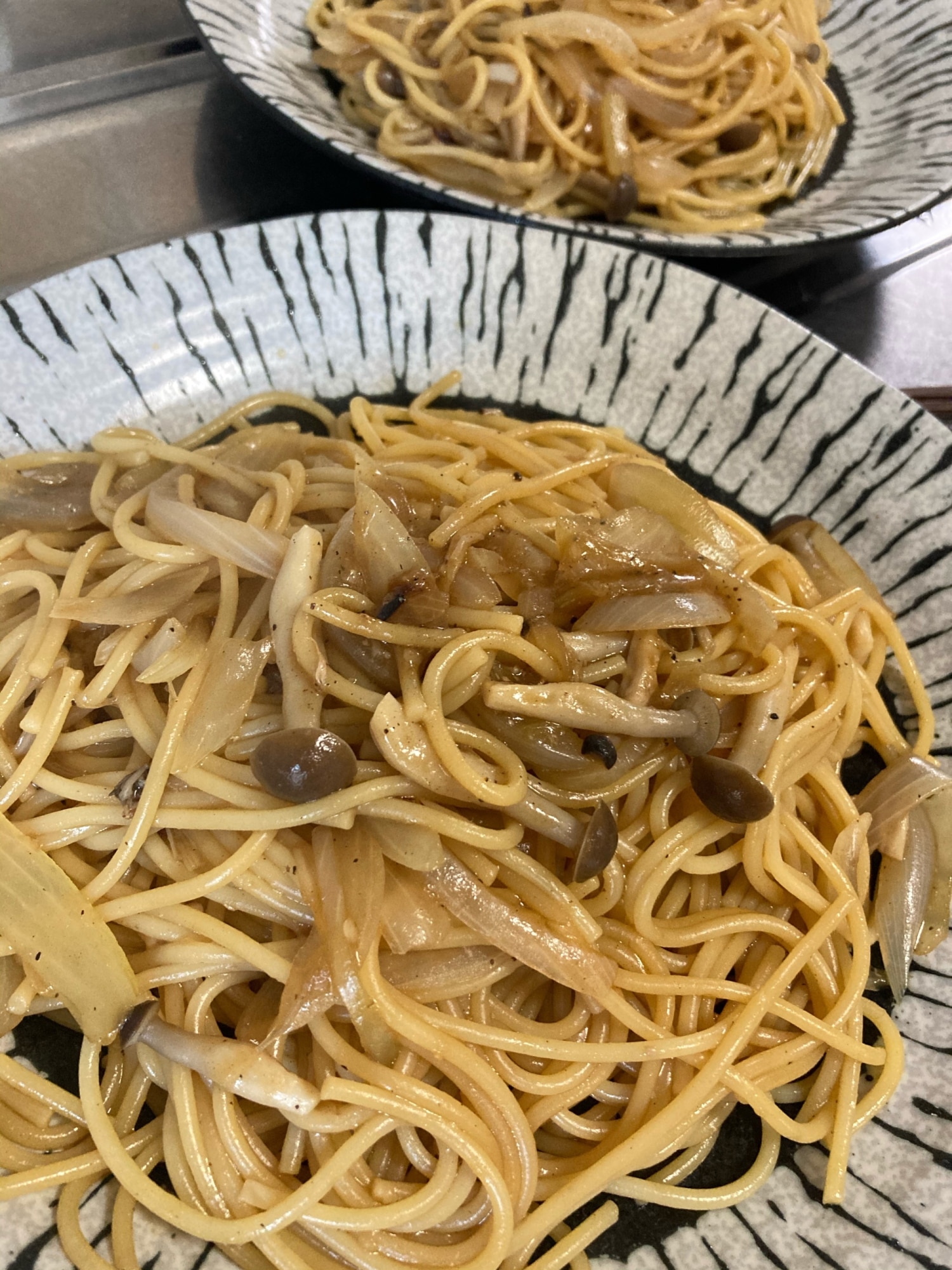 鍋の残り汁パスタ