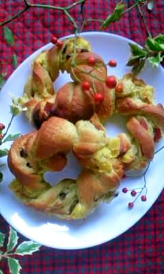 クリスマスリース風ねじりパン レシピ 作り方 By Rakutennn001 楽天レシピ クリスマスリース風ねじりパン レシピ 作り方 By Rakutennn001 楽天レシピ