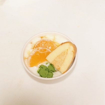 マロンブッセで作りました˚✧₊⁎٩（⚈̤‿⚈̤ ）۶♡素敵なYoghurtのたくさんのレシピありがとうございますෆ