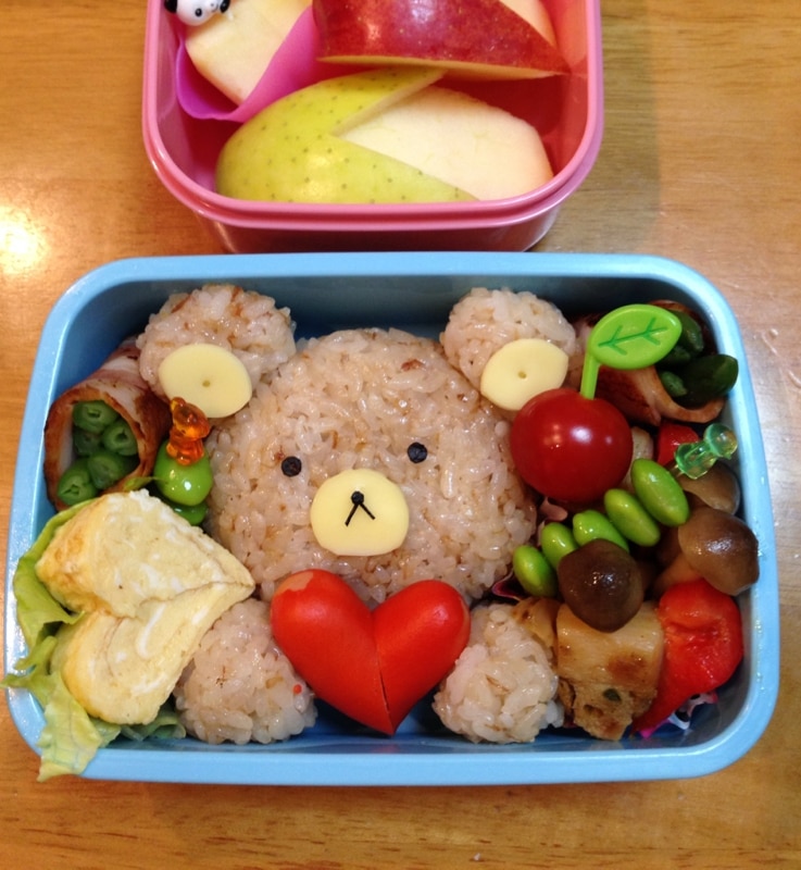 キャラ弁♪リラックマ！ レシピ・作り方 by ヘビロテ36 - 楽天レシピ