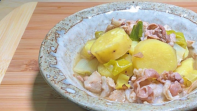 さつま芋と豚肉の生姜煮
