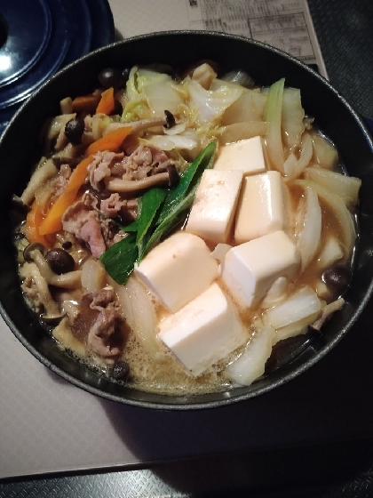 寒い日の鍋は体が暖まります。とても美味しかったです。