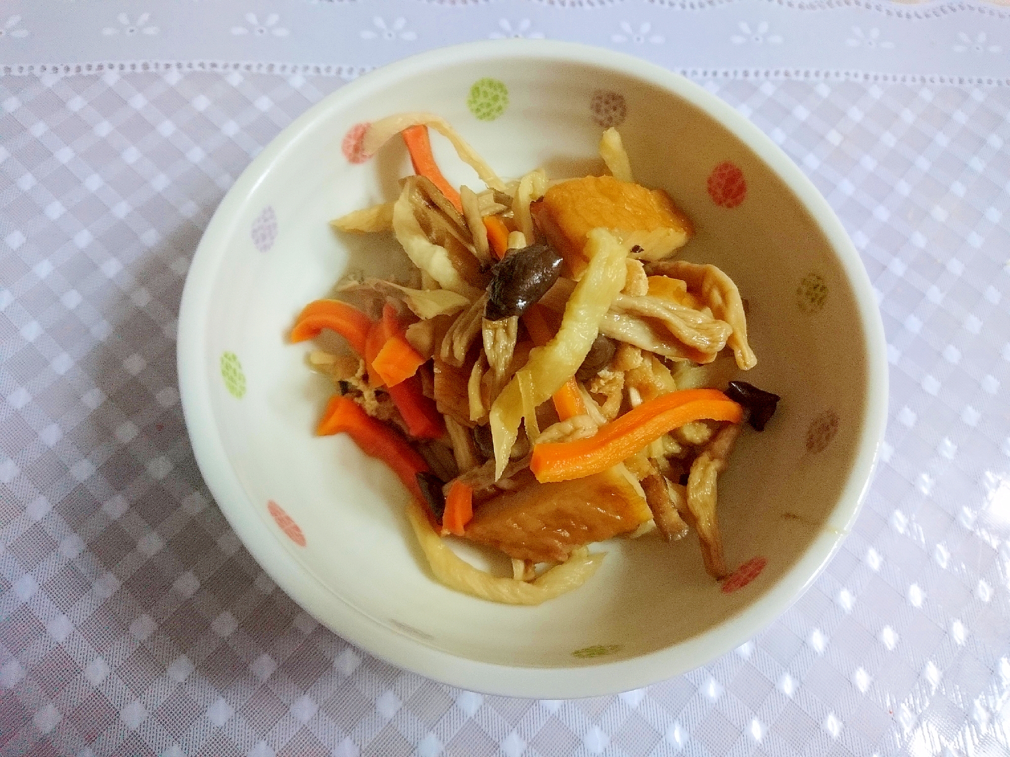 干し野菜の煮物