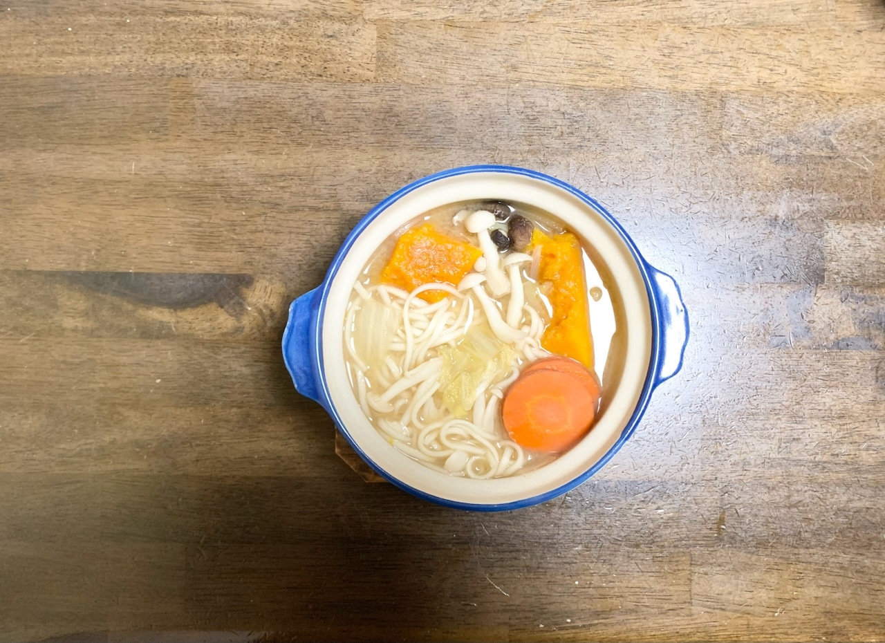 うどんレシピ　ほうとう風うどん