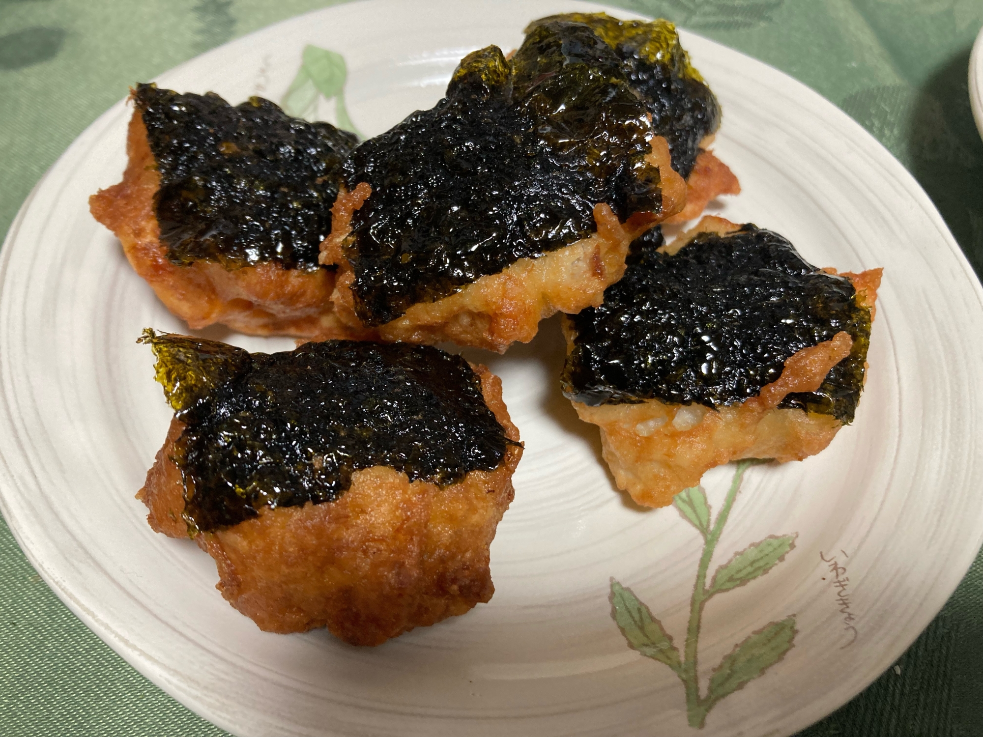 れんこんと長芋の海苔揚げ