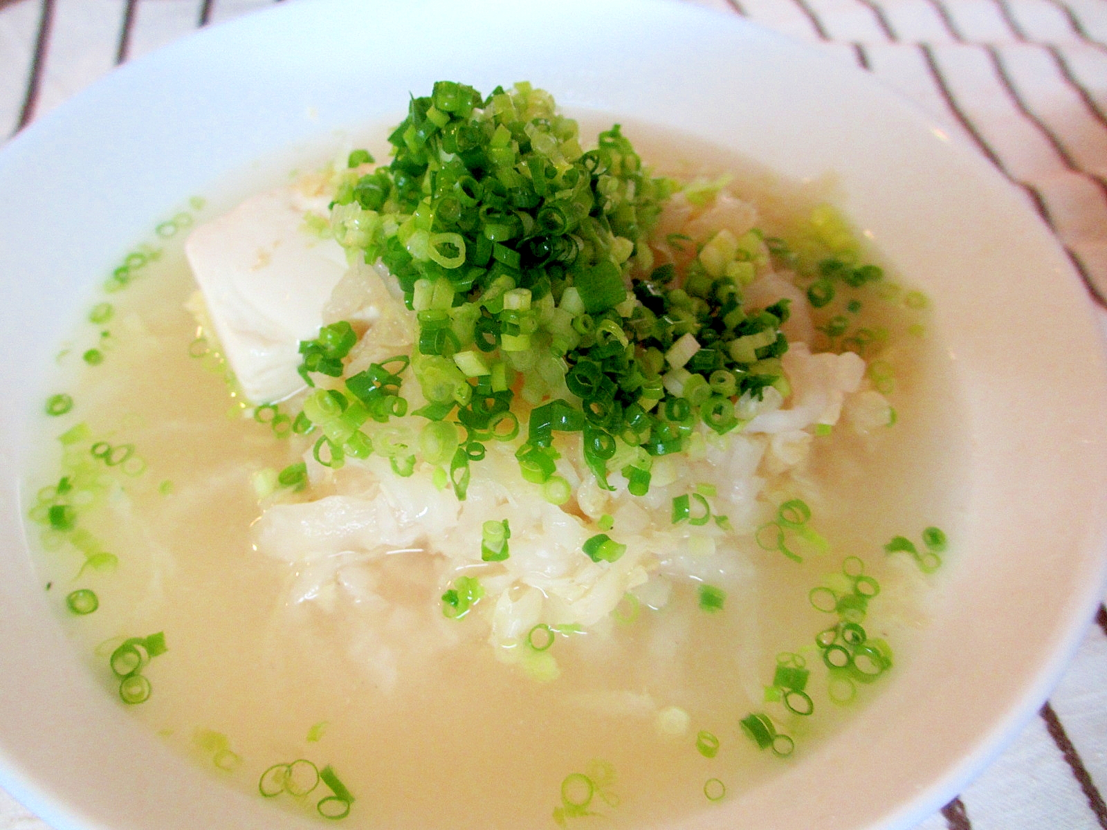 白菜と豆腐のゆず蒸し煮