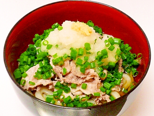 冷しゃぶおろしうどん レシピ 作り方 By ぽんぽんぷー 楽天レシピ