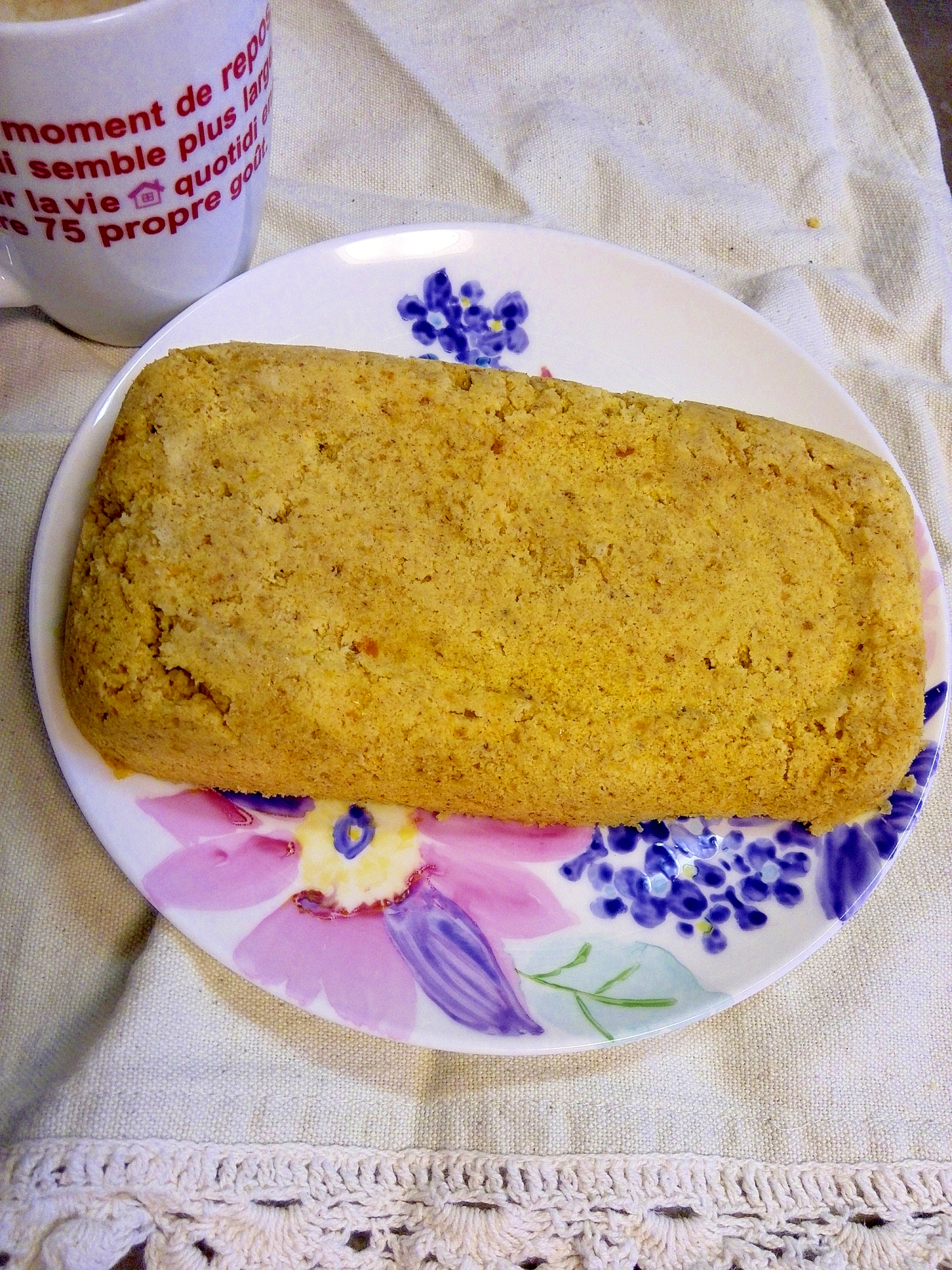 柿のおからケーキ