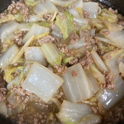 白菜大量消費！豚ひき肉と白菜の和風あんかけ