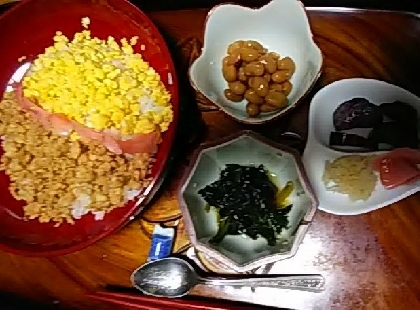 二色丼♪